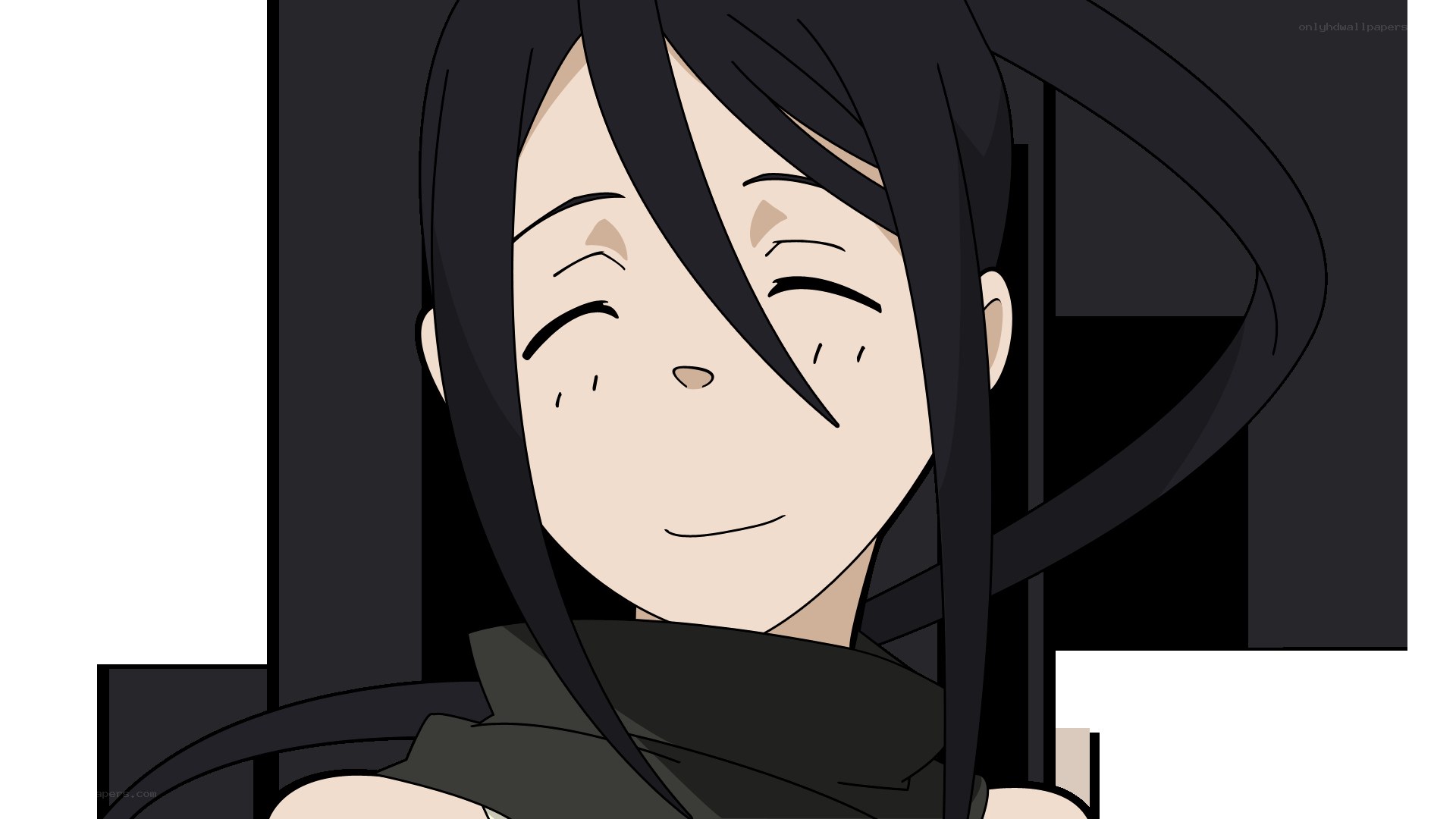 anime character smiling