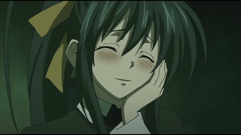 anime character smiling