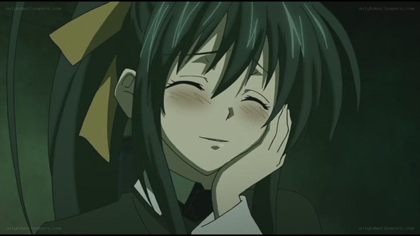 anime character smiling