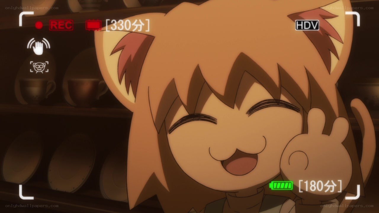 anime character smiling