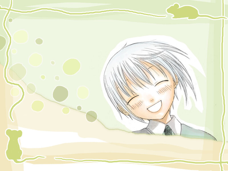 anime character smiling