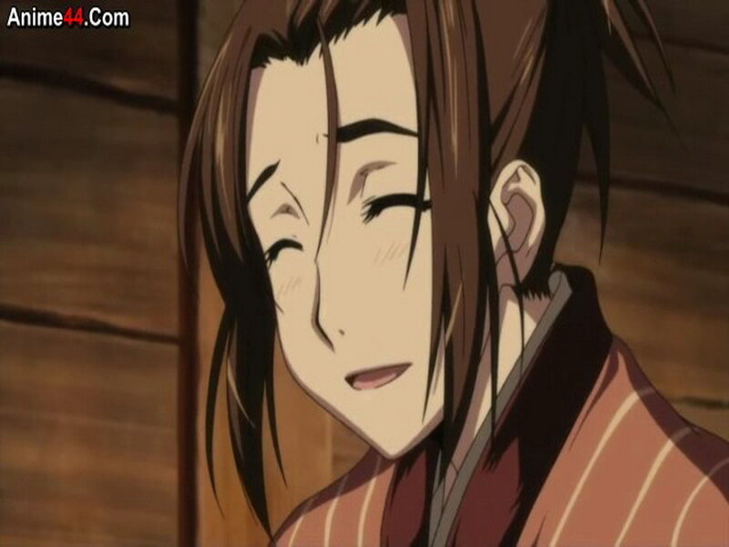 Anime Character Smiling — Brown