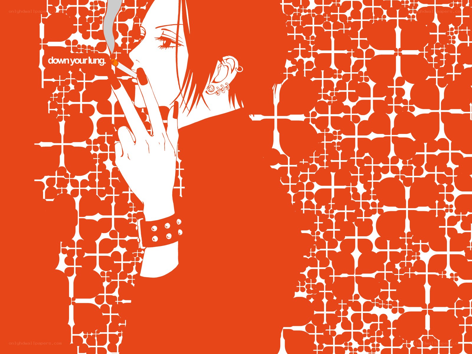 anime character smoking