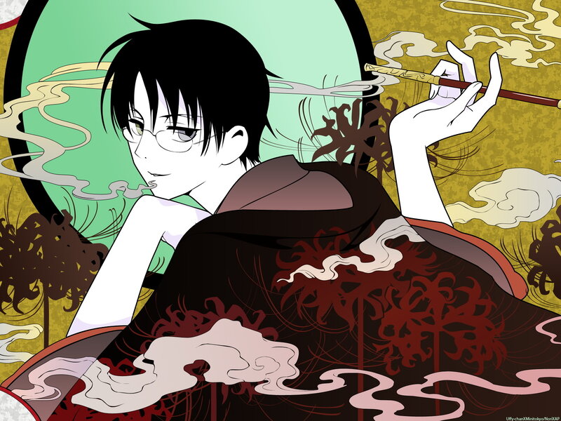 anime character smoking a cigarette