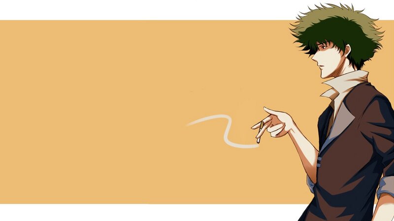 Anime Character Smoking — Brown