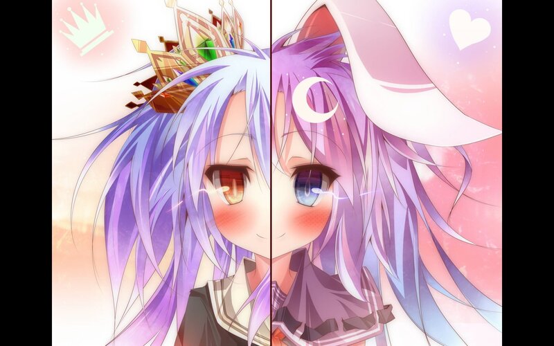 Anime Character Split Face — Purple