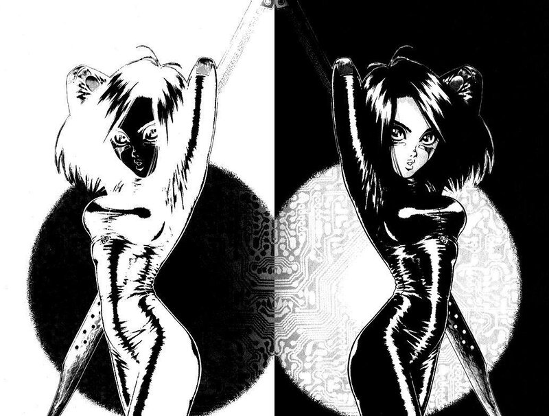 anime character split image