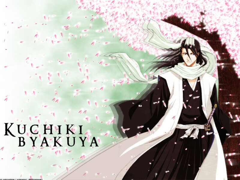Anime Character Standing — Black, Serene