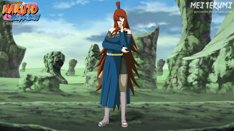 Anime Character Standing — Blue, Calm