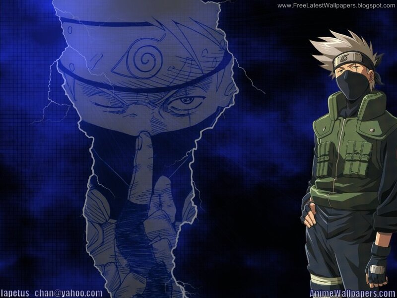 Anime Character Standing — Blue, Dramatic, Night, Mask
