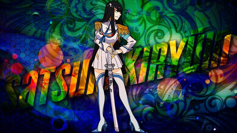 Anime Character Standing — Blue, Dramatic, Sword