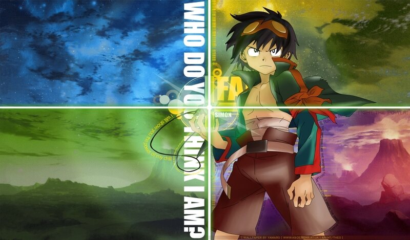 Anime Character Standing — Blue