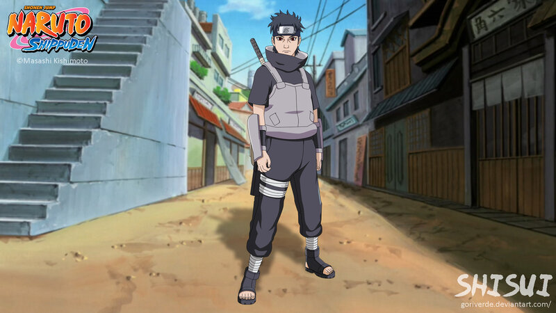 Anime Character Standing — Gray, Calm