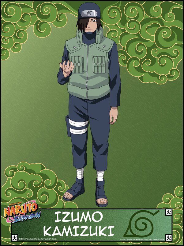 Anime Character Standing — Green, Neutral, Headband