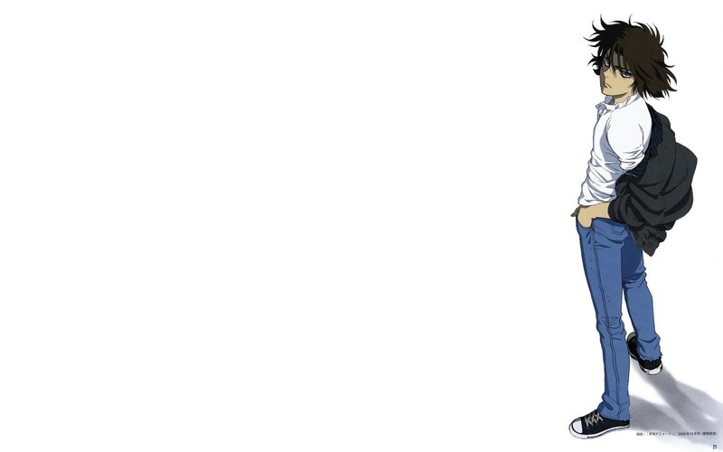 anime character standing