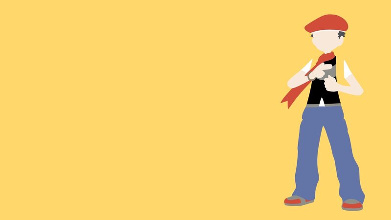 Anime Character Standing — Yellow, Neutral