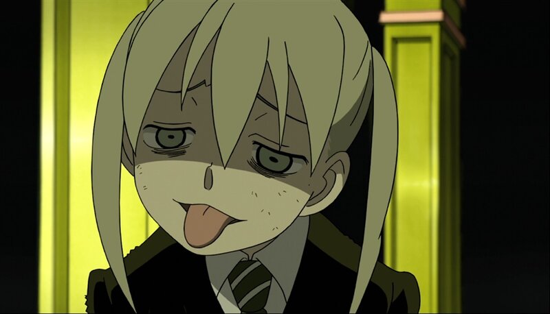 anime character sticking out tongue