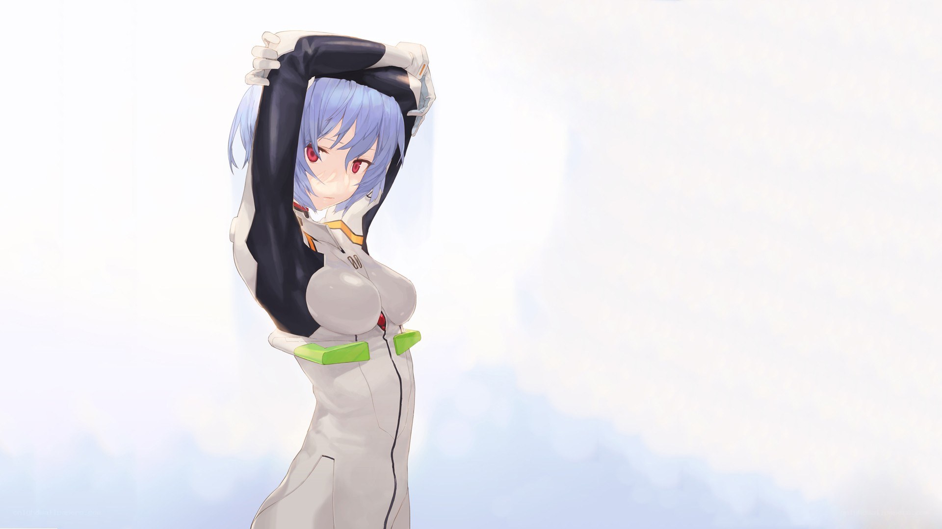 anime character stretching