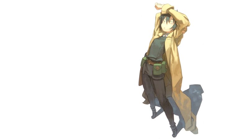 Anime Character Stretching — Yellow