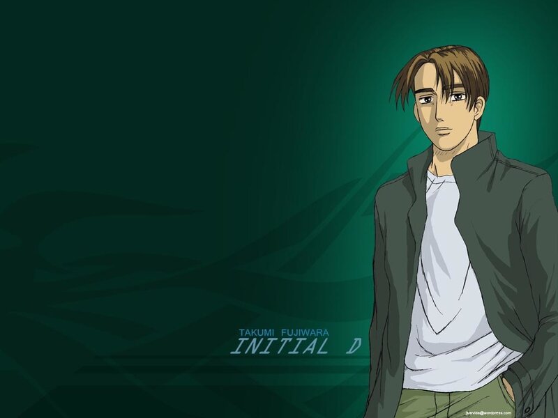 Anime character Takumi Fujiwara