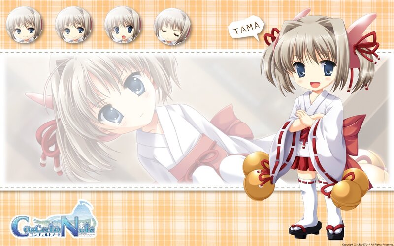 Anime character Tama from Concerto Gate
