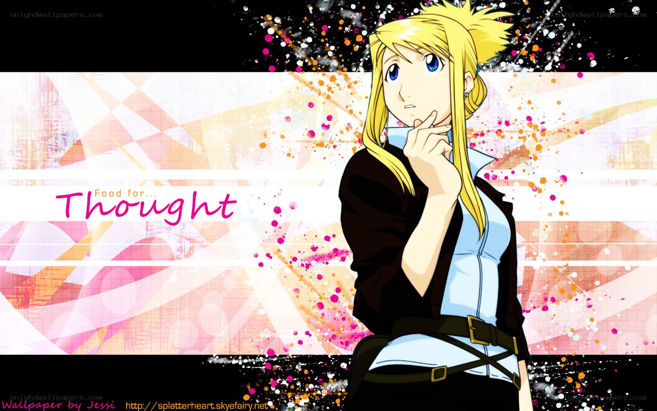 Anime character thought wallpaper