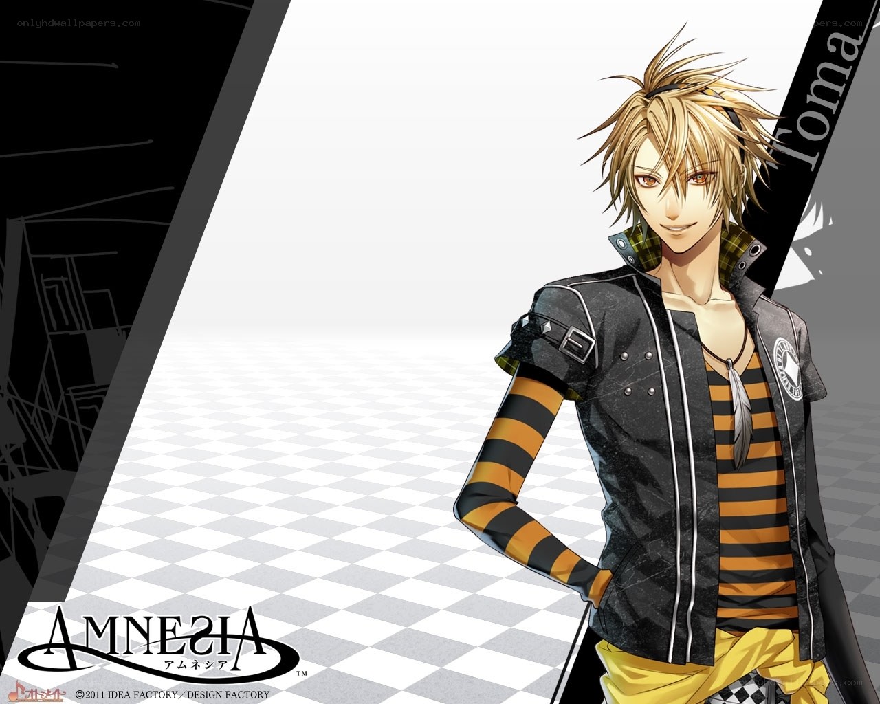 Anime character Toma from Amnesia