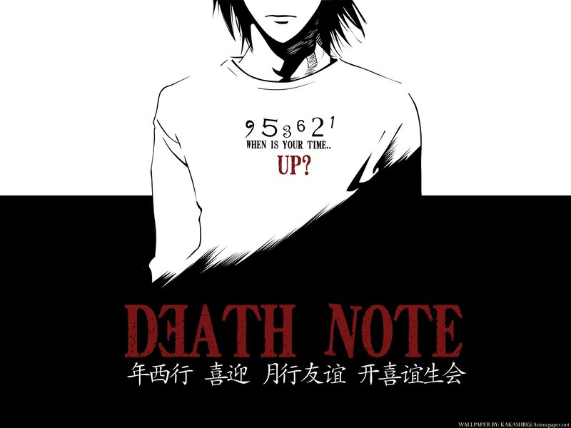 Anime Character Torso — Black, Dramatic, Manga, T-shirt