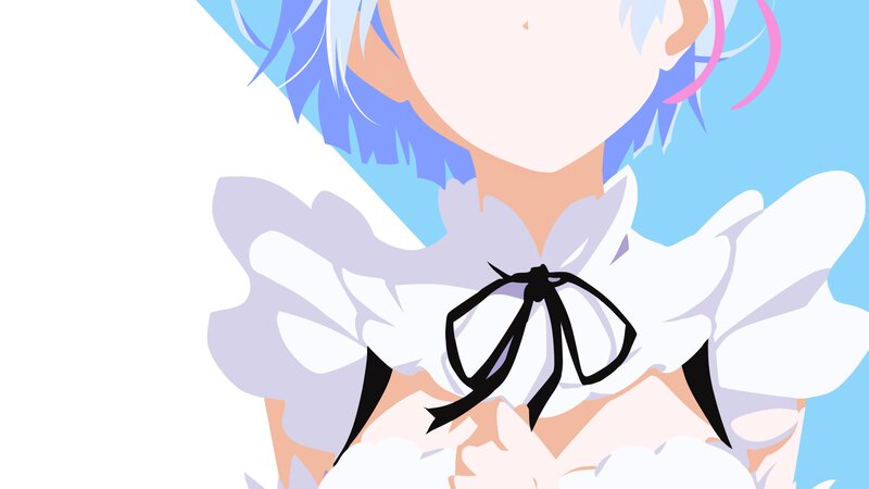 Anime Character Torso — Blue, Calm