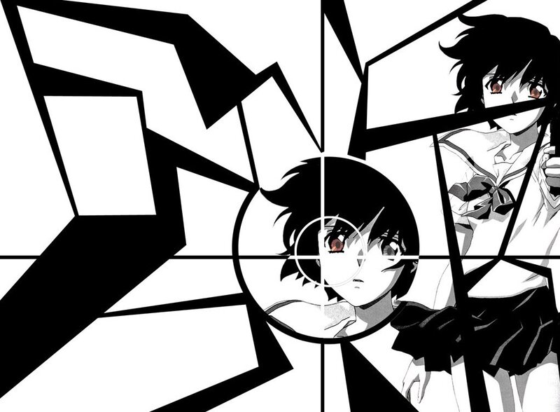 Anime character under crosshairs