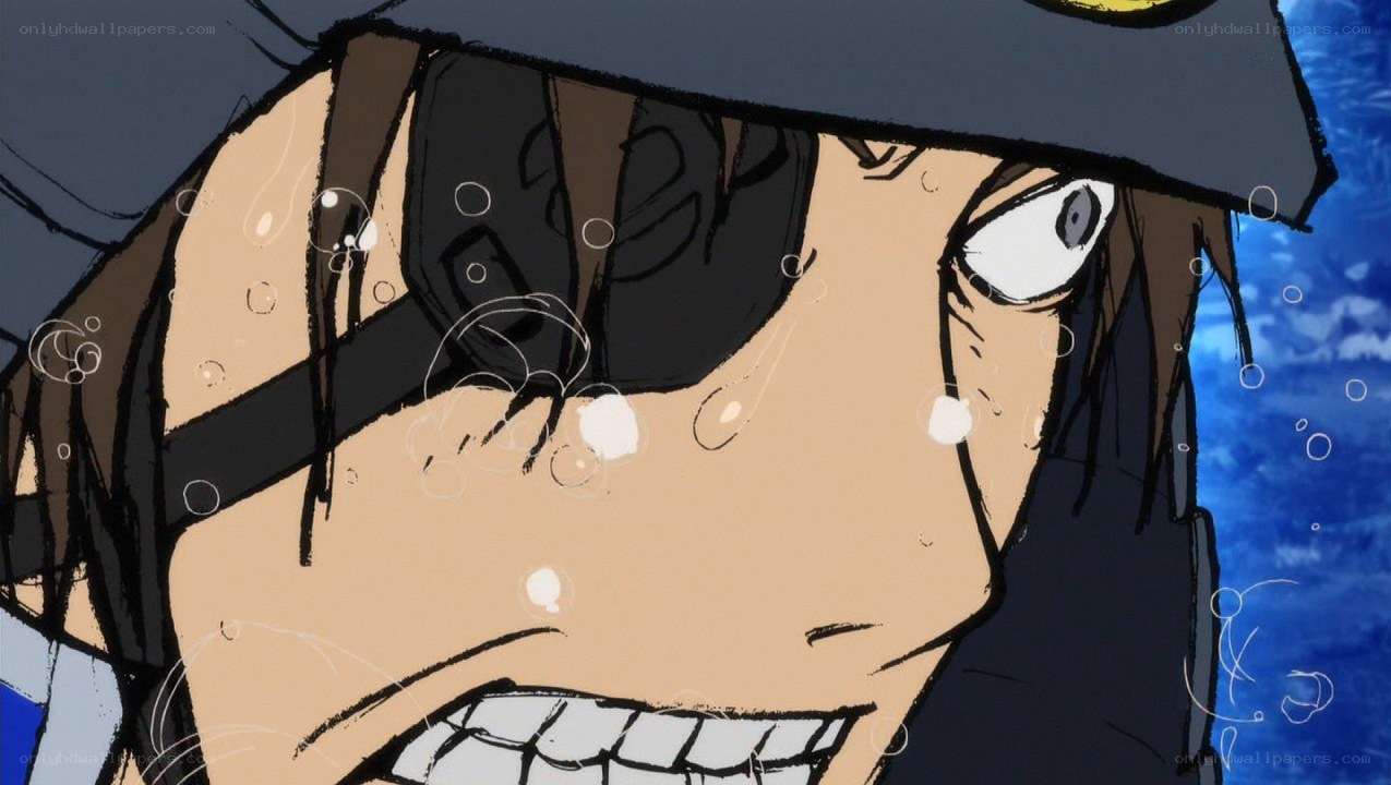 anime character underwater