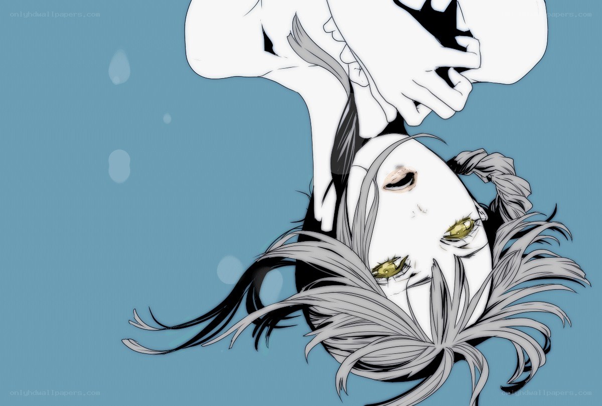 anime character underwater