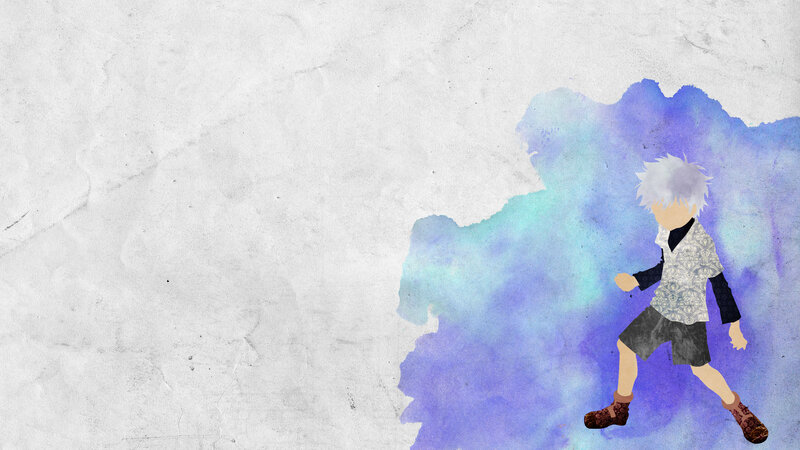Anime Character Walking — Blue, Calm