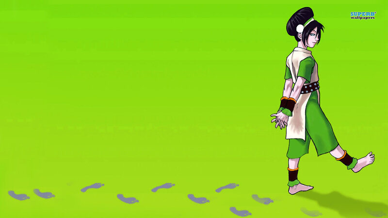 Anime Character Walking — Green