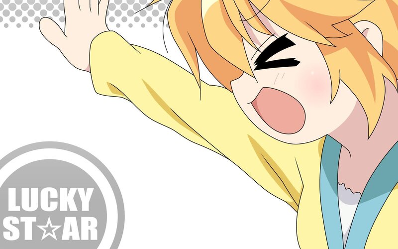 anime character waving