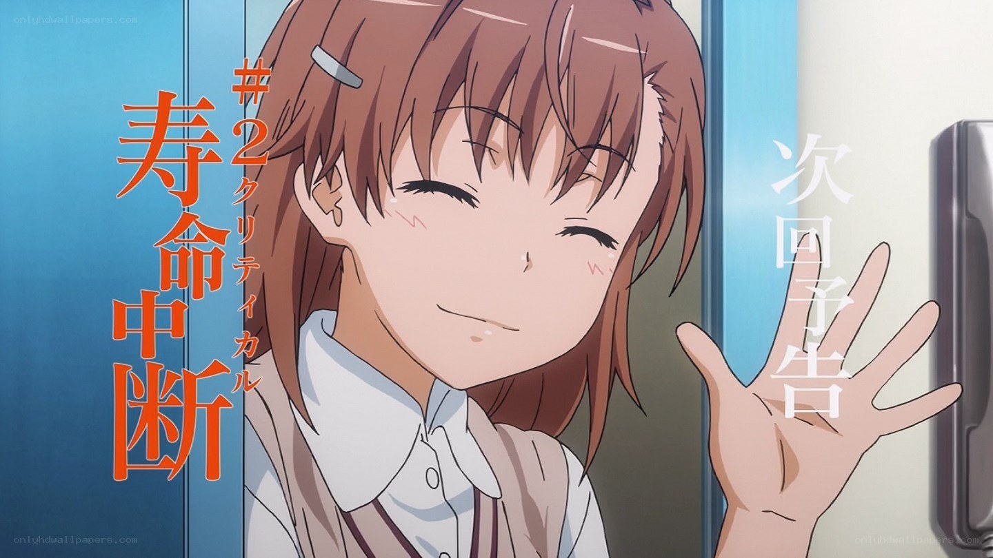 Anime character waving goodbye