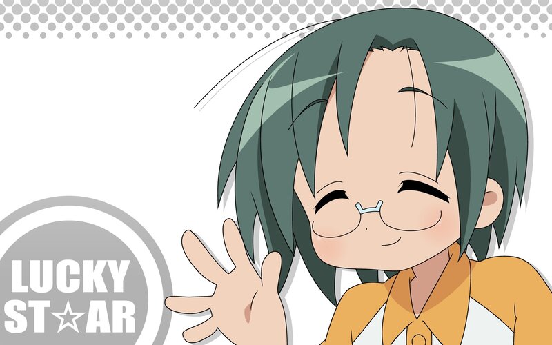 Anime Character Waving — Green