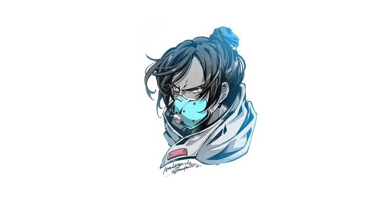 Anime Character Wearing Mask