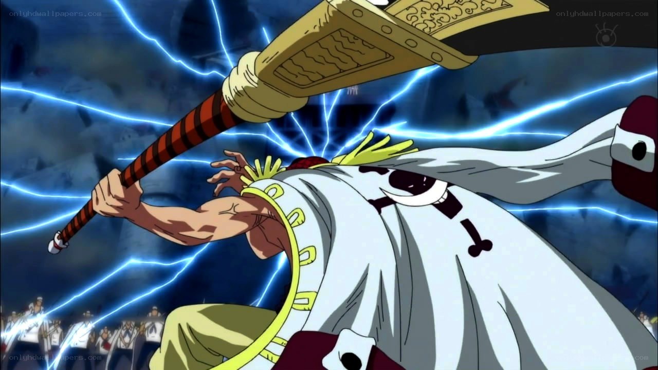 Anime character wielding lightning-infused weapon