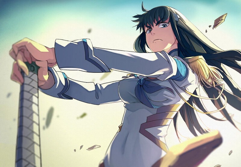 Anime Character Wielding Sword