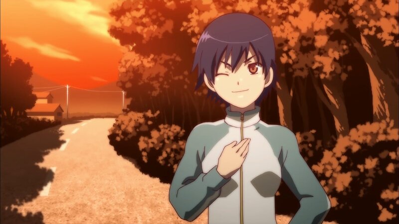 Anime Character Winking — Orange