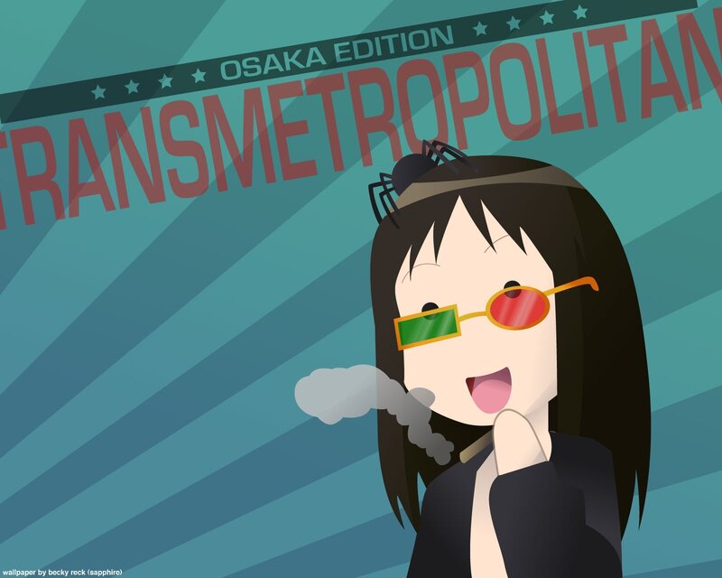 Anime character with 3D glasses