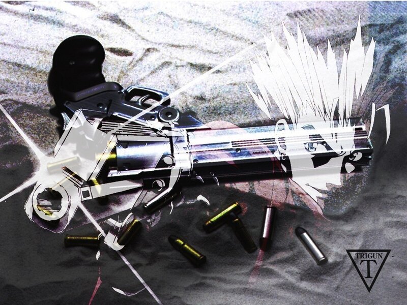 Anime character with a gun