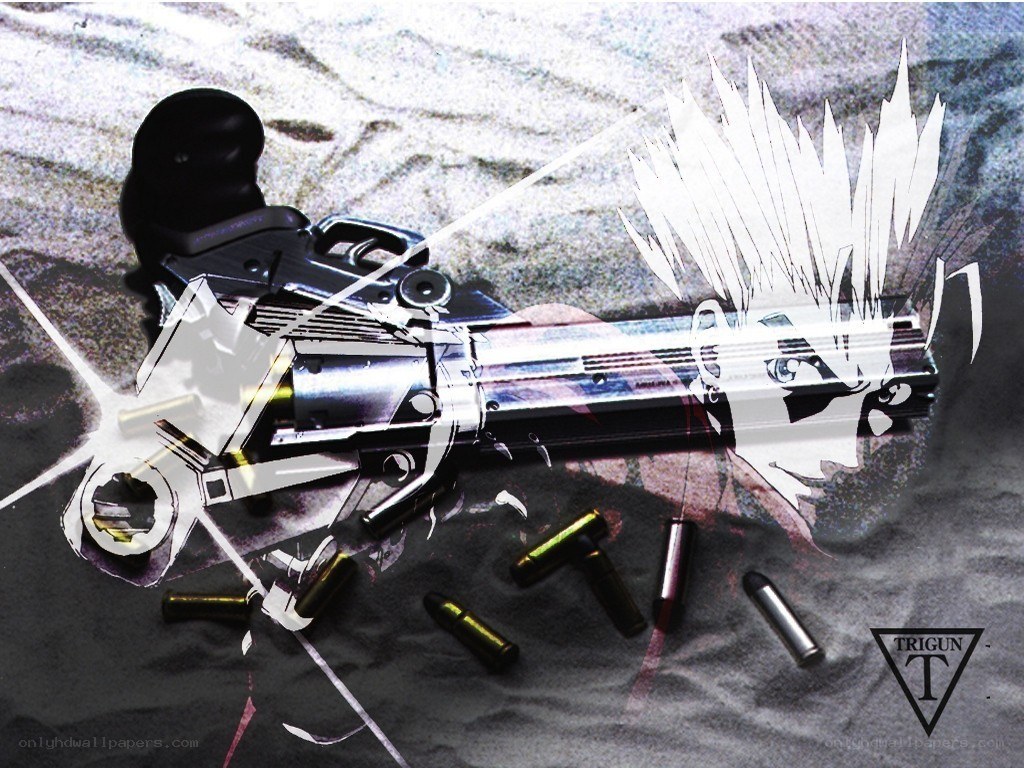 Anime character with a gun