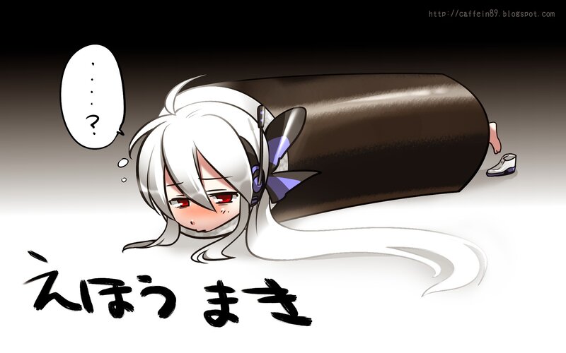 anime character with a large object