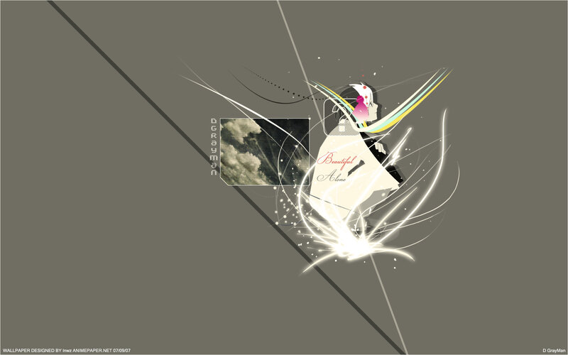 anime character with abstract art