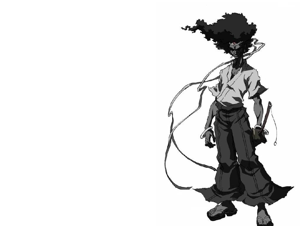 anime character with afro hairstyle