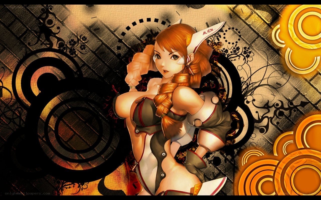 anime character with alien ears