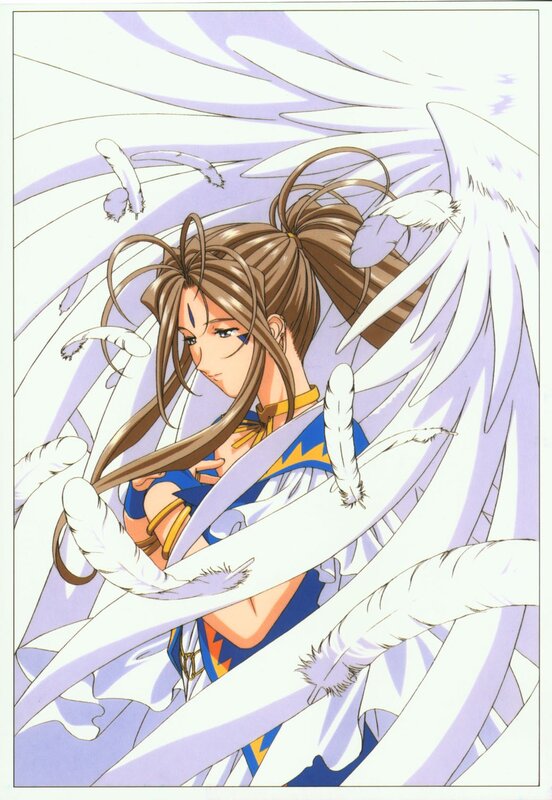 anime character with angel wings