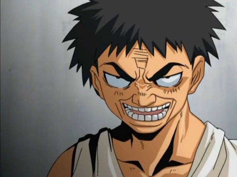 Anime Character with Angry Face
